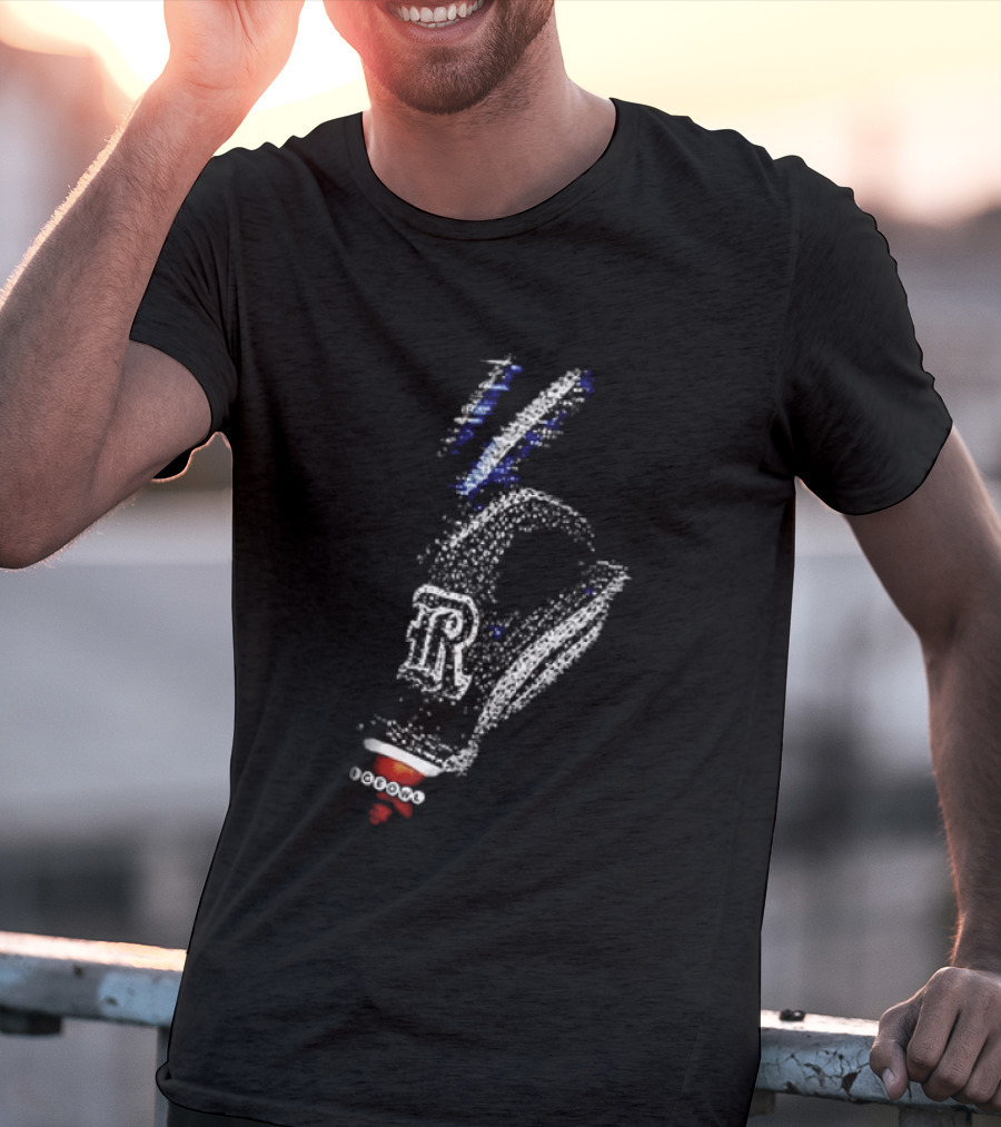 Drake Iceman Rice Owls Football Diamond Chain Hand Gesture T-Shirt