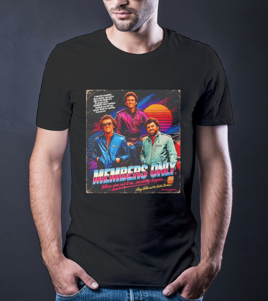 MEMBERS ONLY Larry Gatlin And The Gatlin Brothers Nostalgic 80s Style With Sunset T-Shirt