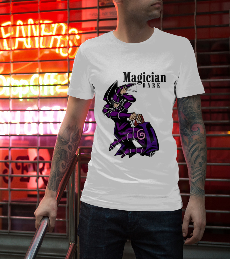 Magician Dark Yu Gi Oh Smoking T-Shirt