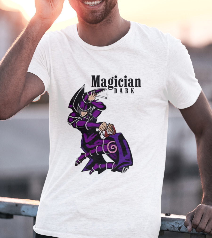 Magician Dark Yu Gi Oh Smoking T-Shirt