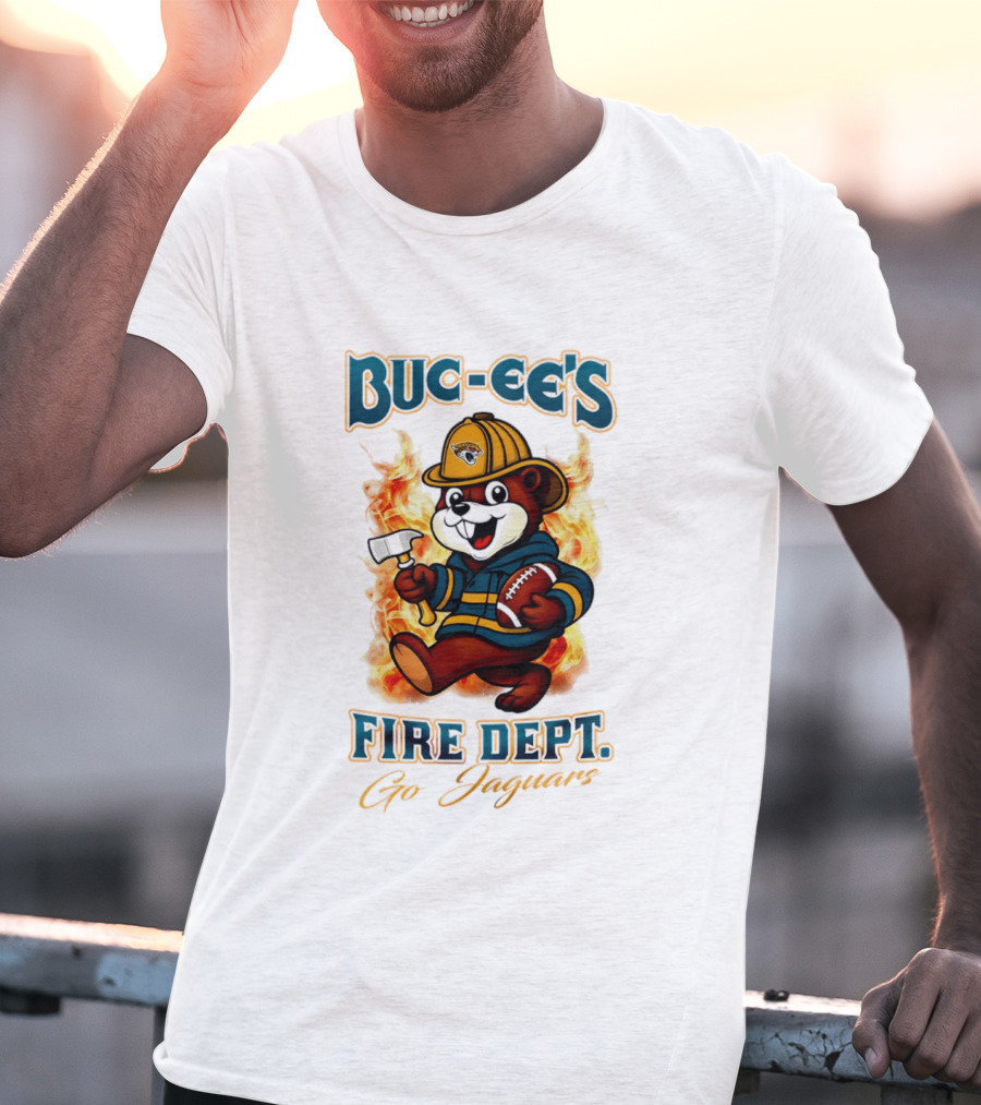 Buc Ee's Fire Dept Jacksonville Jaguars Go Jaguars T-Shirt