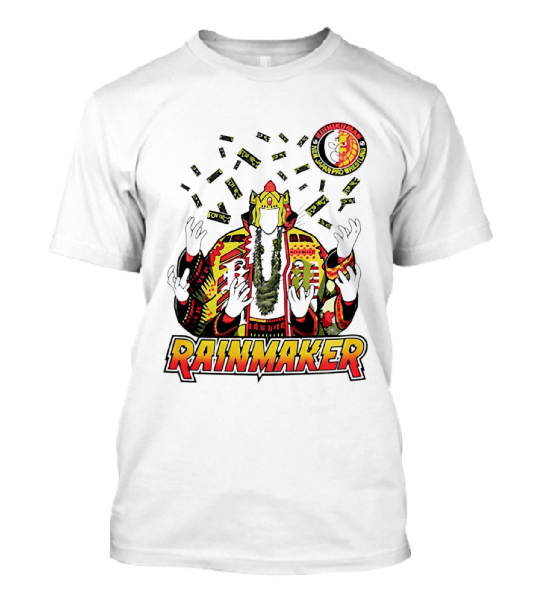Kinnikuman New Japan Pro Wrestling Rainmaker Iconic Collab T-Shirt