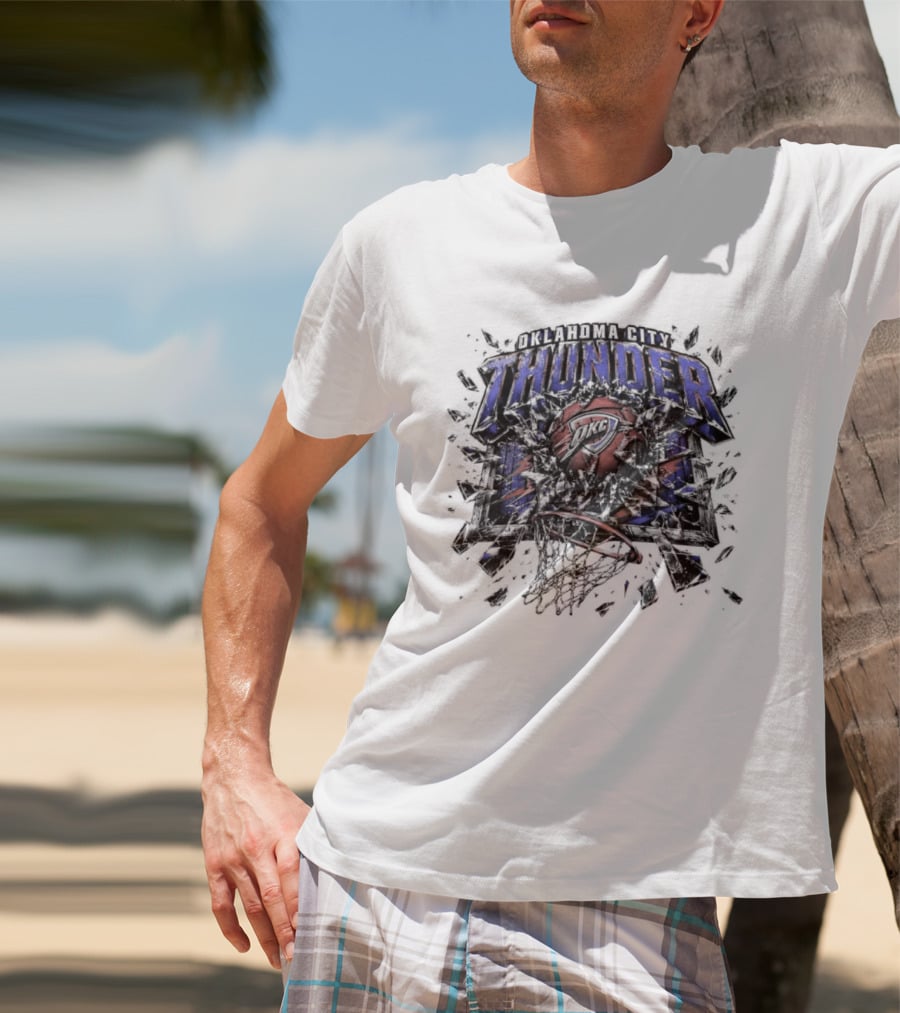 Oklahoma City Thunder Basketball Thunder Backboard Breakers T-Shirt