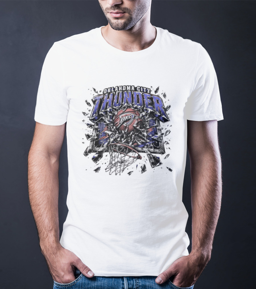 Oklahoma City Thunder Basketball Thunder Backboard Breakers T-Shirt