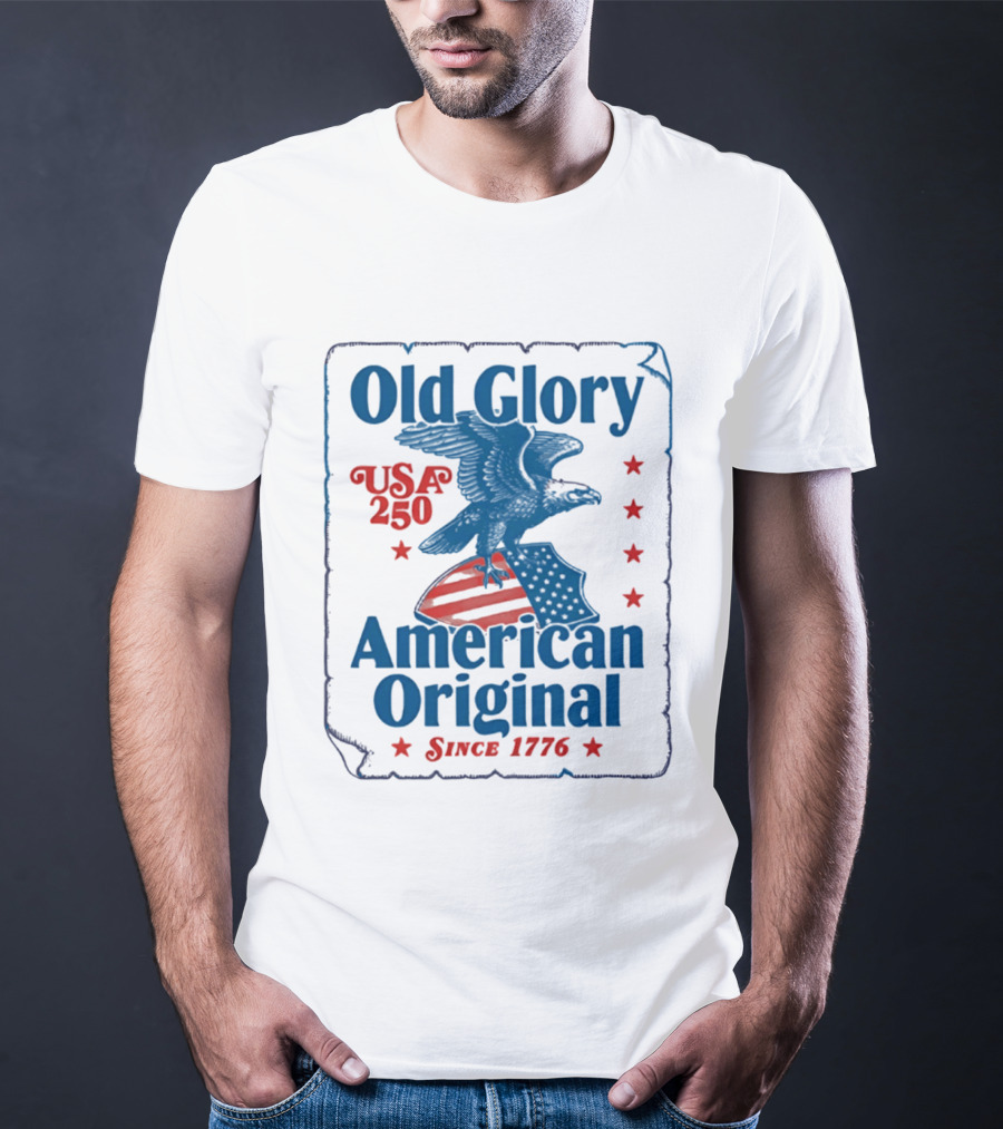 Old Glory USA 250 American Original Eagle Since 1776 T-Shirt
