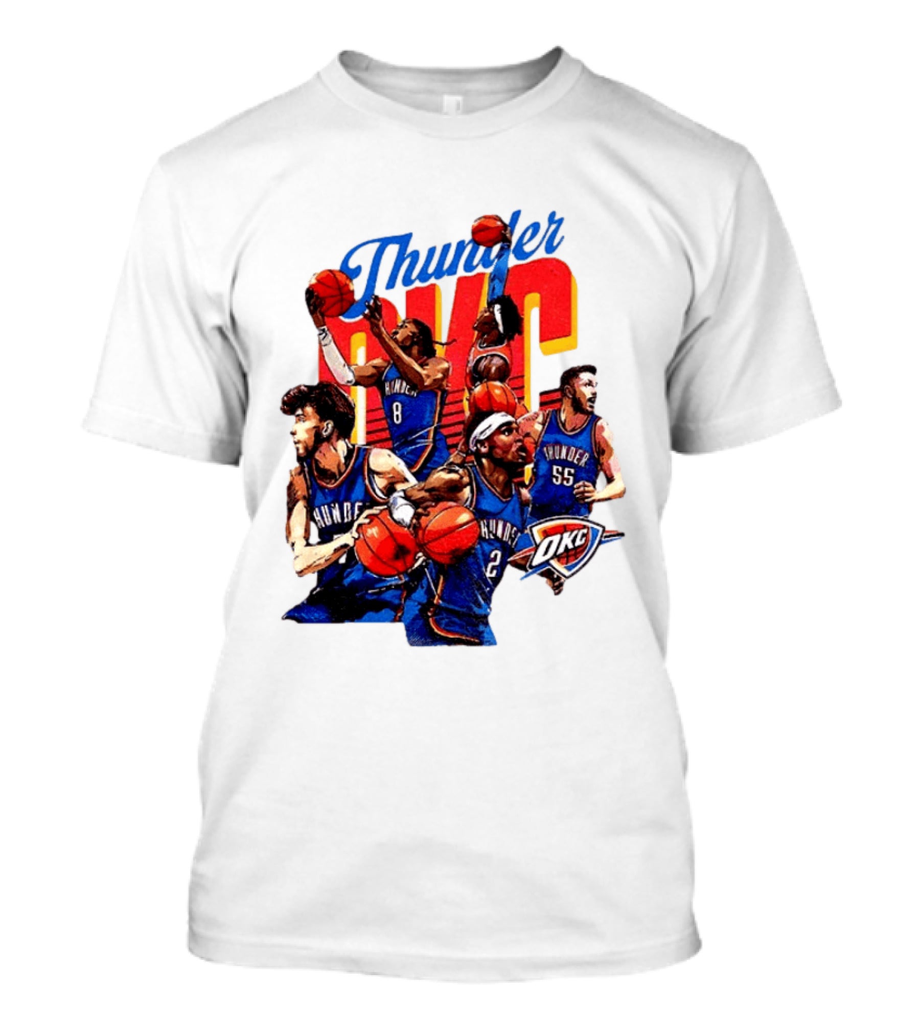 Thunder OKC Shai Gilgeous Chet Holmgren Williams Oklahoma City Basketball NBA 2026 T-Shirt