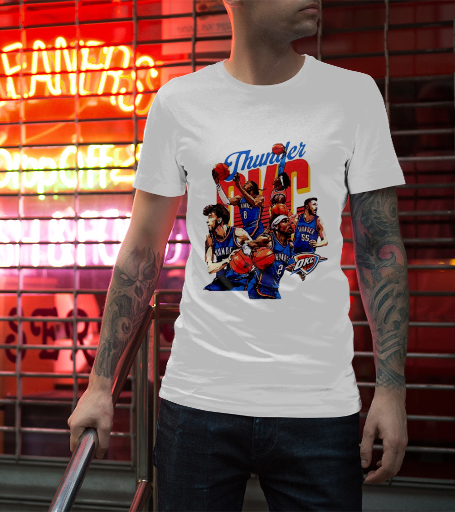 Thunder OKC Shai Gilgeous Chet Holmgren Williams Oklahoma City Basketball NBA 2026 T-Shirt
