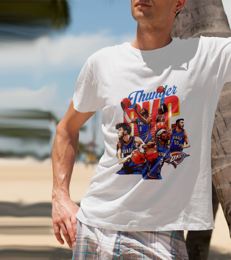 Thunder OKC Shai Gilgeous Chet Holmgren Williams Oklahoma City Basketball NBA 2026 T-Shirt