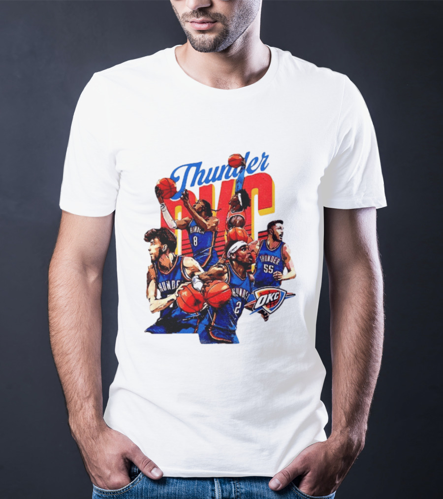Thunder OKC Shai Gilgeous Chet Holmgren Williams Oklahoma City Basketball NBA 2026 T-Shirt
