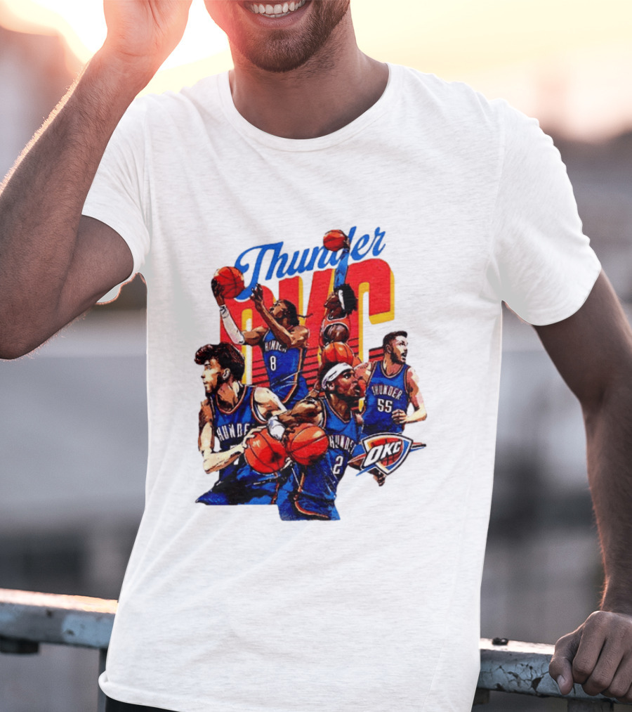 Thunder OKC Shai Gilgeous Chet Holmgren Williams Oklahoma City Basketball NBA 2026 T-Shirt