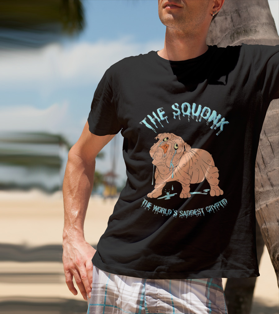 The Squonk World's Saddest Cryptid Dripping T-Shirt
