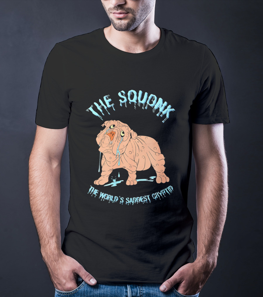 The Squonk World's Saddest Cryptid Dripping T-Shirt