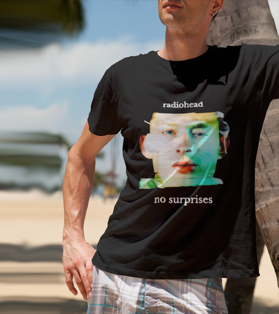 Radiohead No Surprises Thom Yorke Watercolor T-Shirt