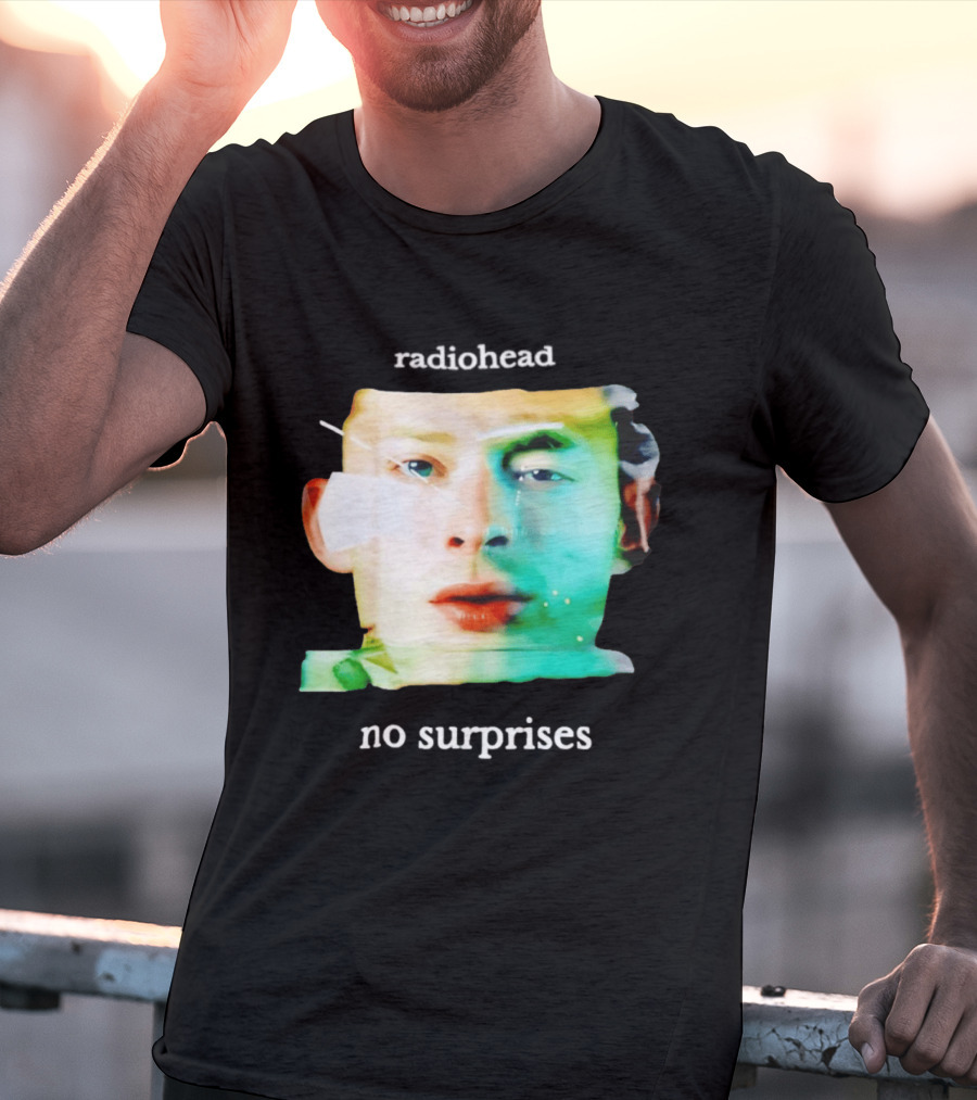 Radiohead No Surprises Thom Yorke Watercolor T-Shirt