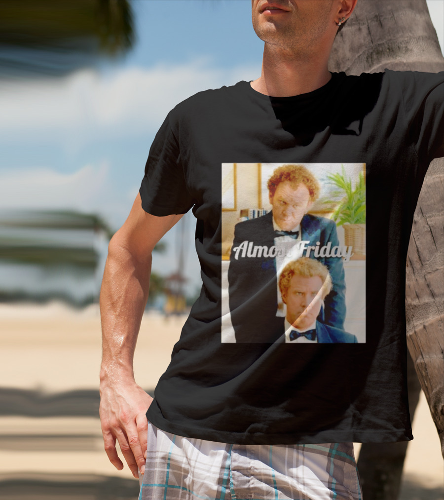 Almost Friday Will Ferrell John C. Reilly Interview Image T-Shirt