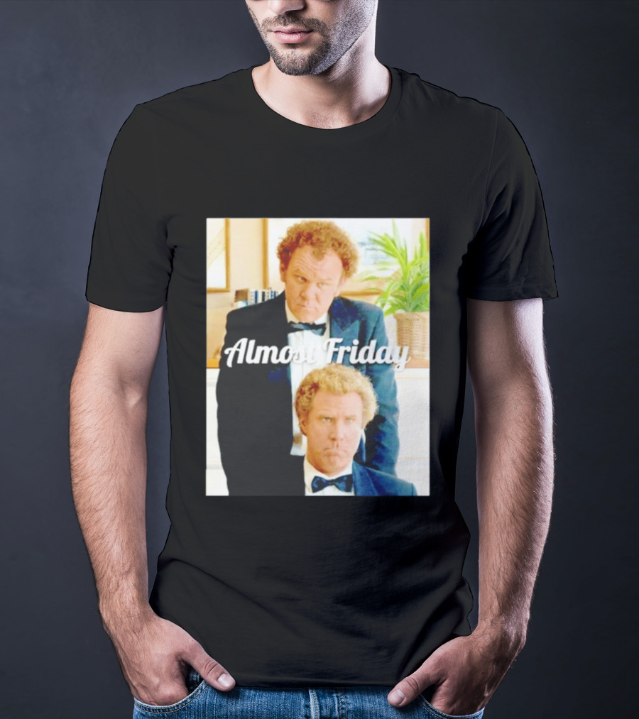 Almost Friday Will Ferrell John C. Reilly Interview Image T-Shirt