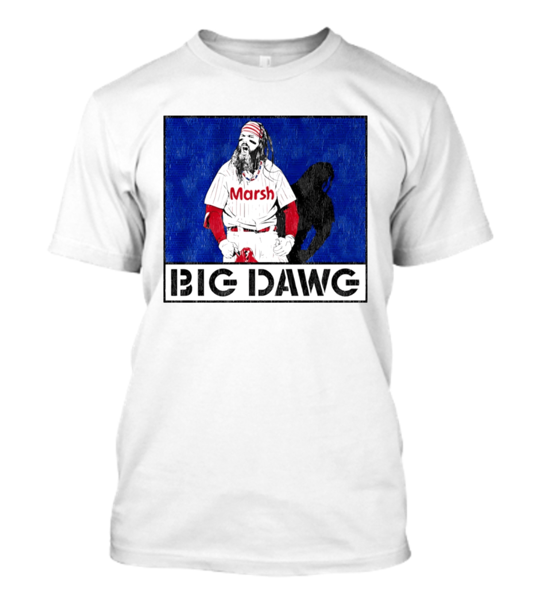Brandon Marsh Philadelphia Phillies Big Dawg Marsh Baseball Player Image T-Shirt
