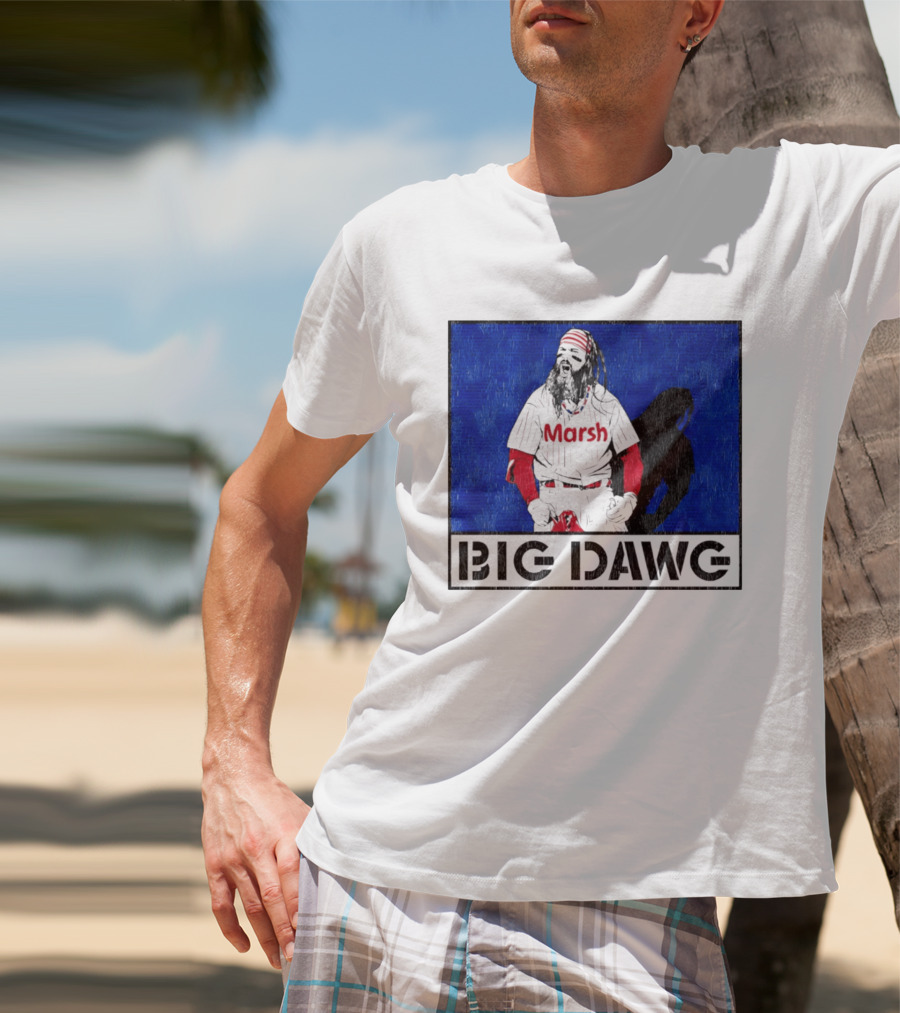 Brandon Marsh Philadelphia Phillies Big Dawg Marsh Baseball Player Image T-Shirt
