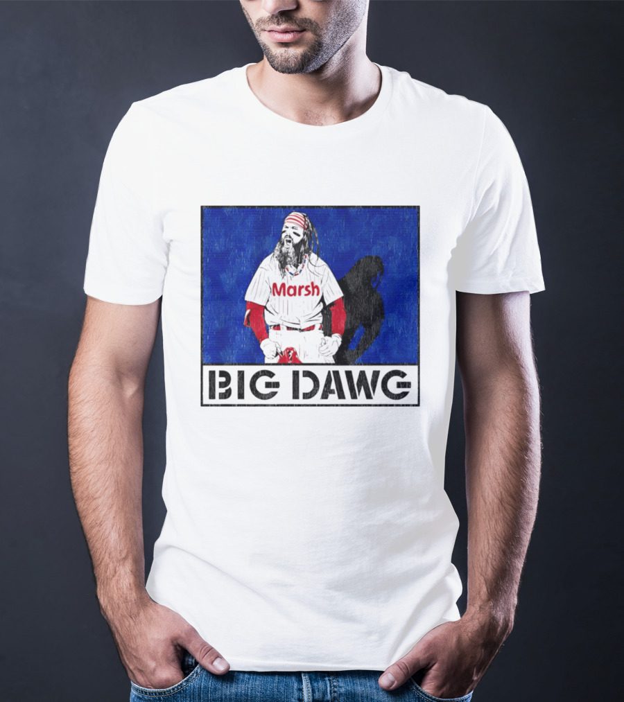 Brandon Marsh Philadelphia Phillies Big Dawg Marsh Baseball Player Image T-Shirt