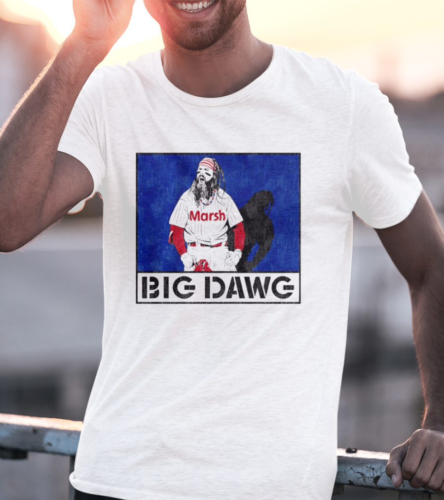 Brandon Marsh Philadelphia Phillies Big Dawg Marsh Baseball Player Image T-Shirt
