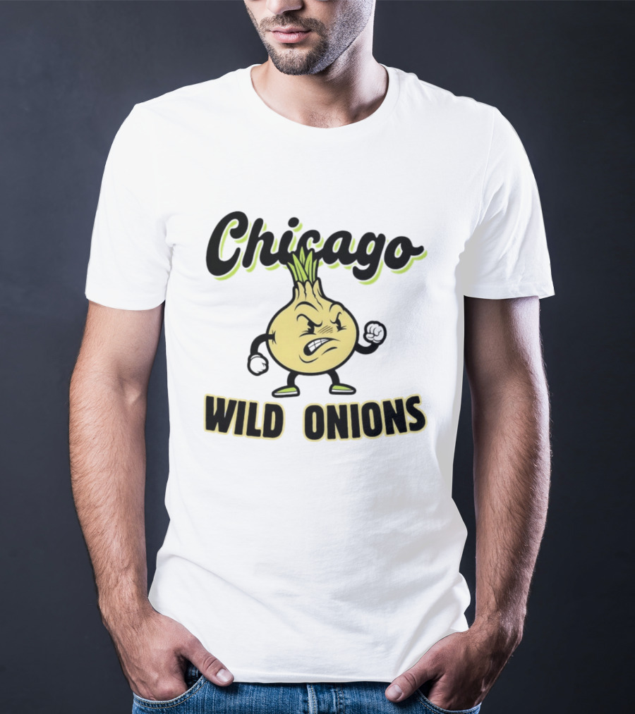 Chicago Wild Onions Angry Cartoon T-Shirt