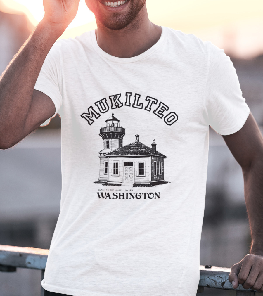 Mukilteo Lighthouse Est 1906 Washington T-Shirt