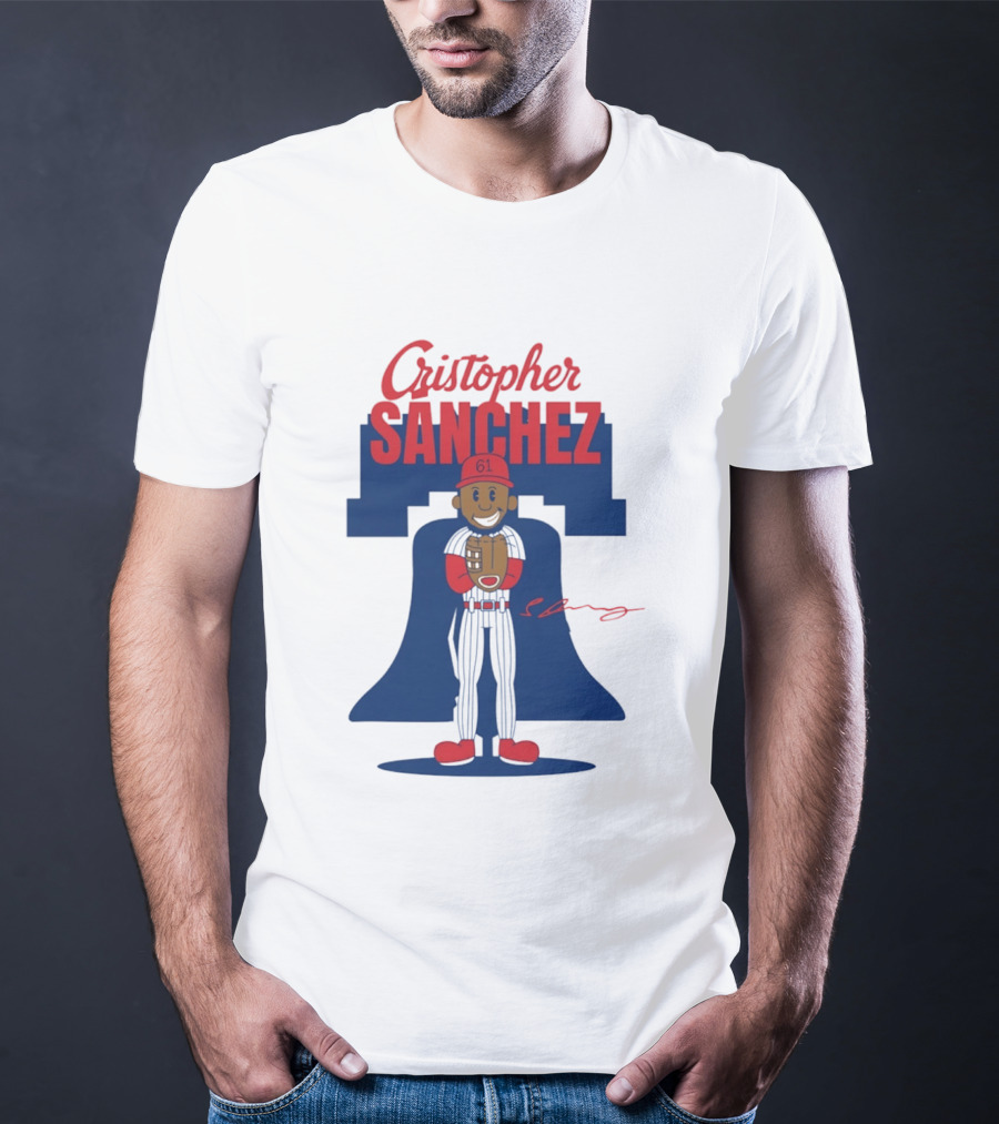 Cristopher Sanchez Phillies Cartoon Toddler 61 T-Shirt