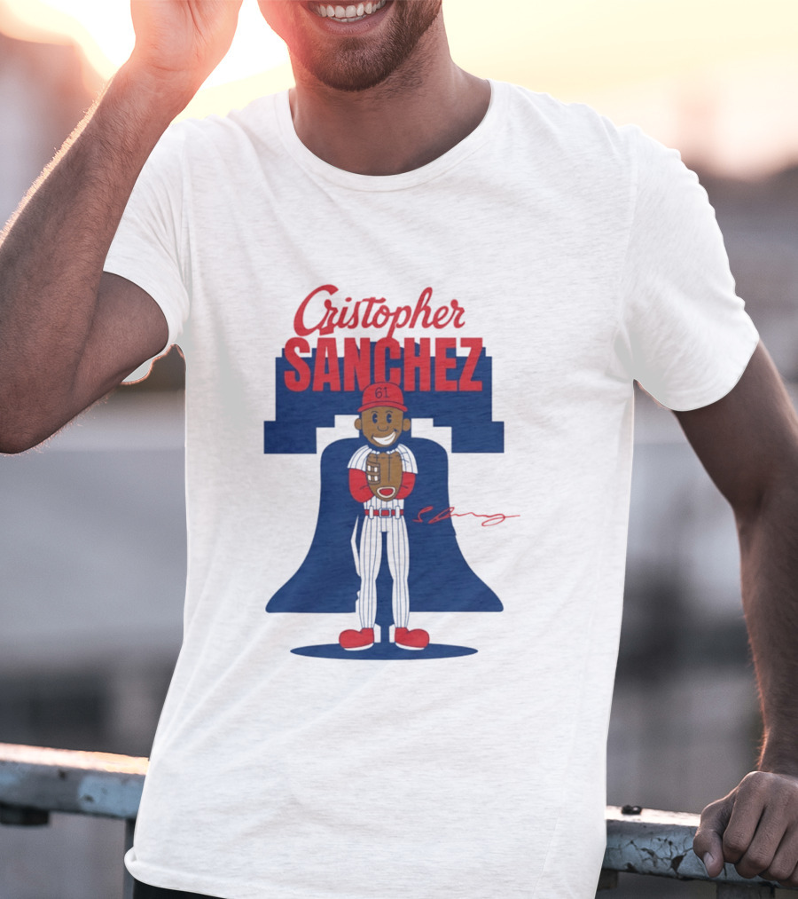 Cristopher Sanchez Phillies Cartoon Toddler 61 T-Shirt