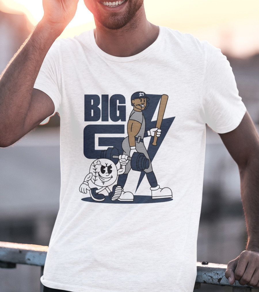 Giancarlo Stanton Big G Cartoon New York Yankees Baseball Star T-Shirt