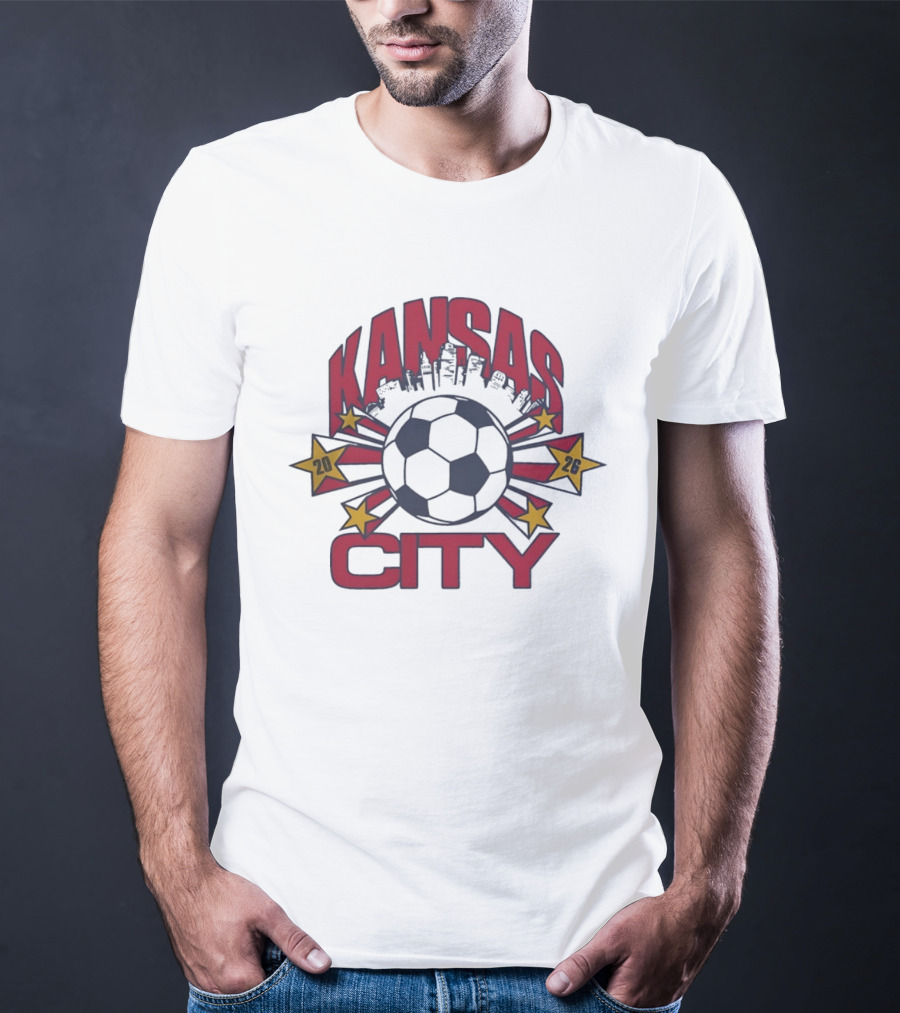 Kansas City 2026 Soccer Skyline Tournament T-Shirt