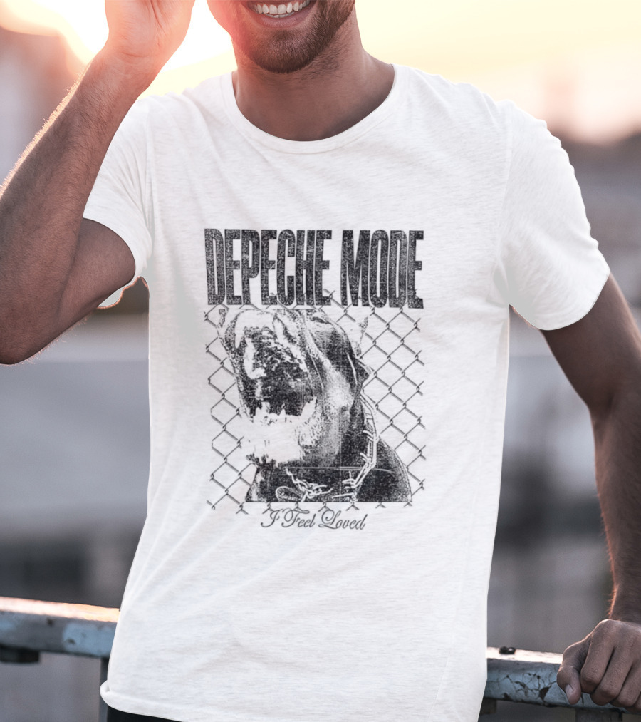 Depeche Mode I Feel Loved Grid T-Shirt