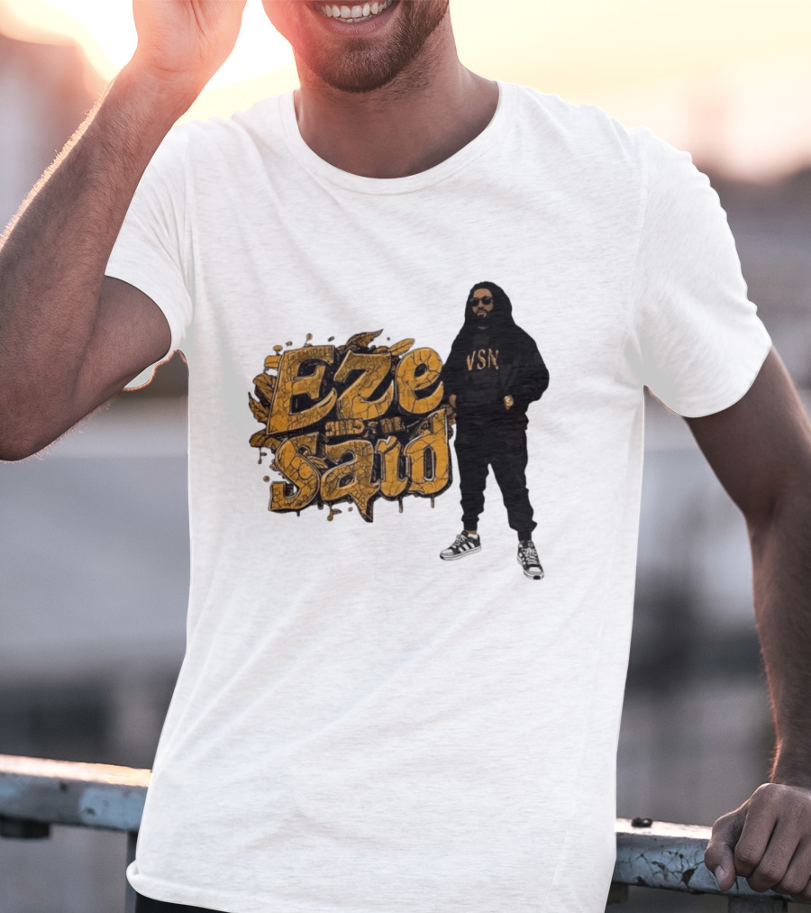 Eze Said Hip Hop Graffiti Style With VSN And Sneakers T-Shirt