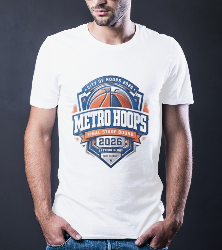 New York Knicks City Of Hoops 2026 Metro Hoops Main Stage Pound 4 Pound T-Shirt