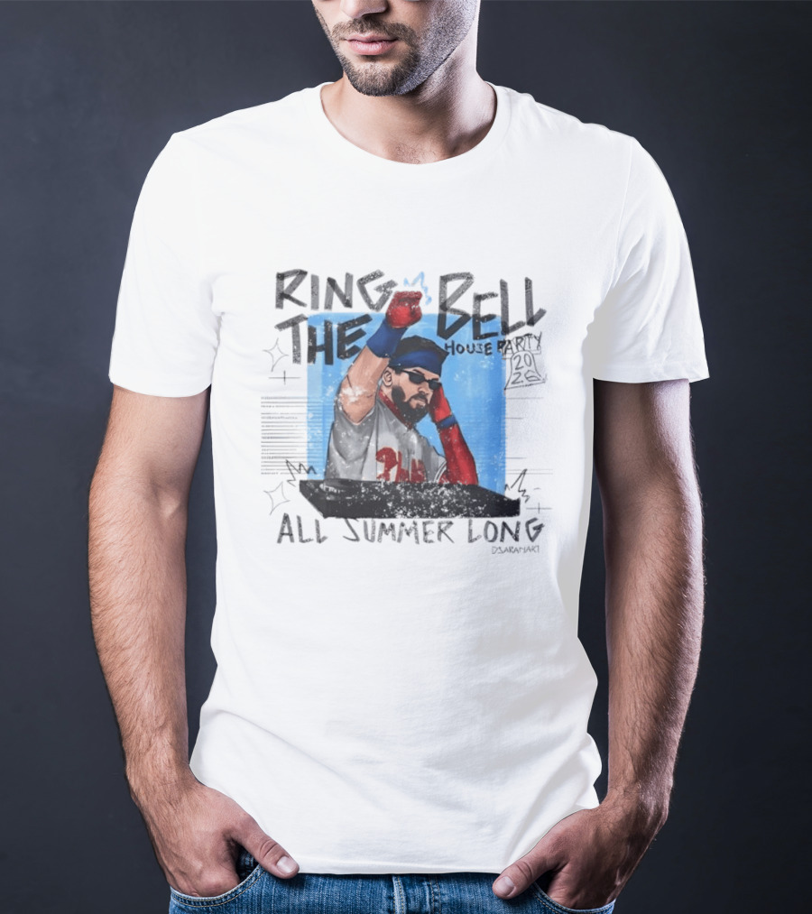 Ring The Bell Phillies House All Summer Long Phillies Baseball 2023 Dararara T-Shirt