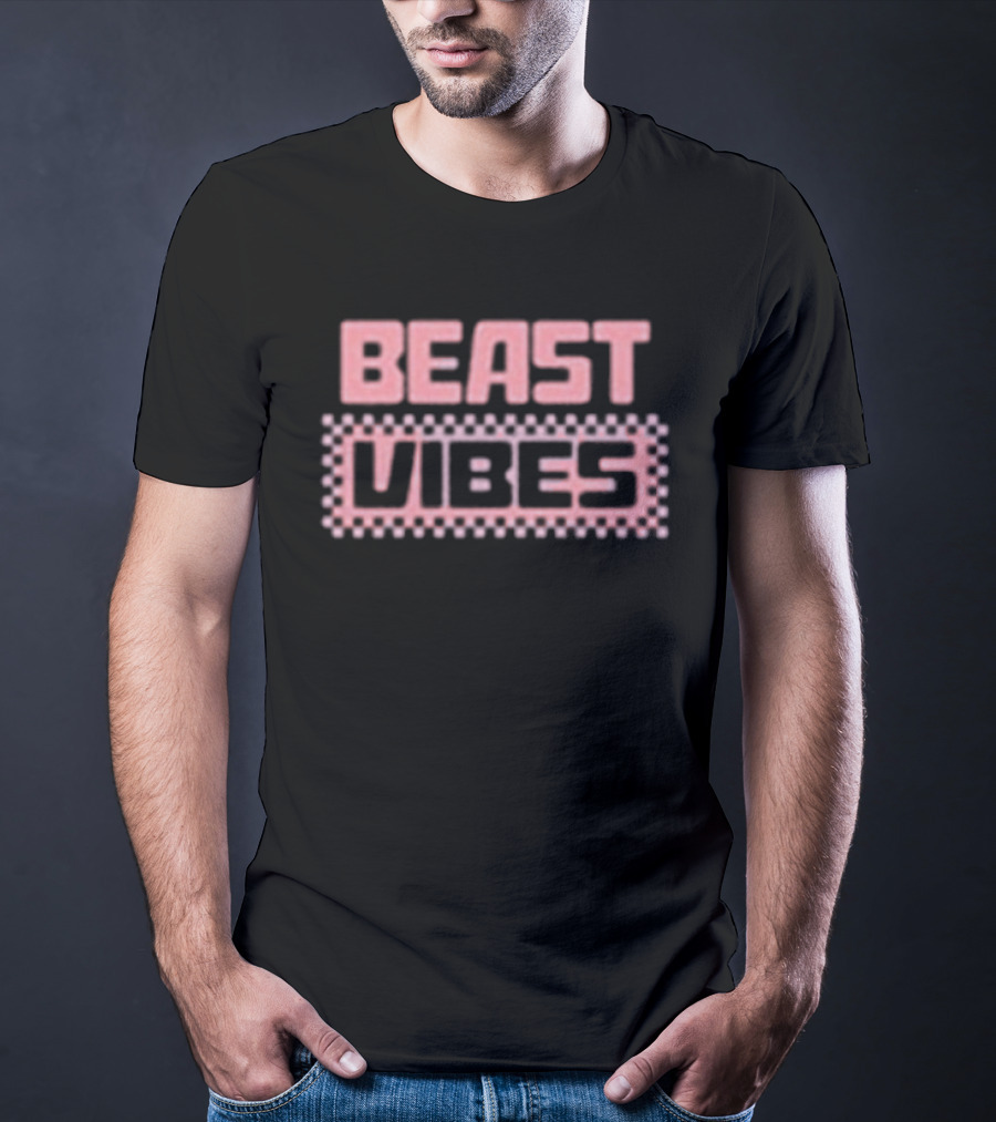 Beast Vibes Wave Pink T-Shirt