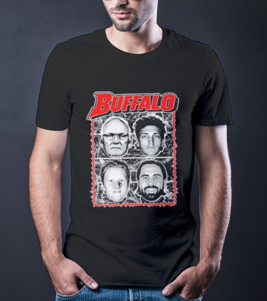 Buffalo Sabres Buffalo Wagons Tour Faces T-Shirt