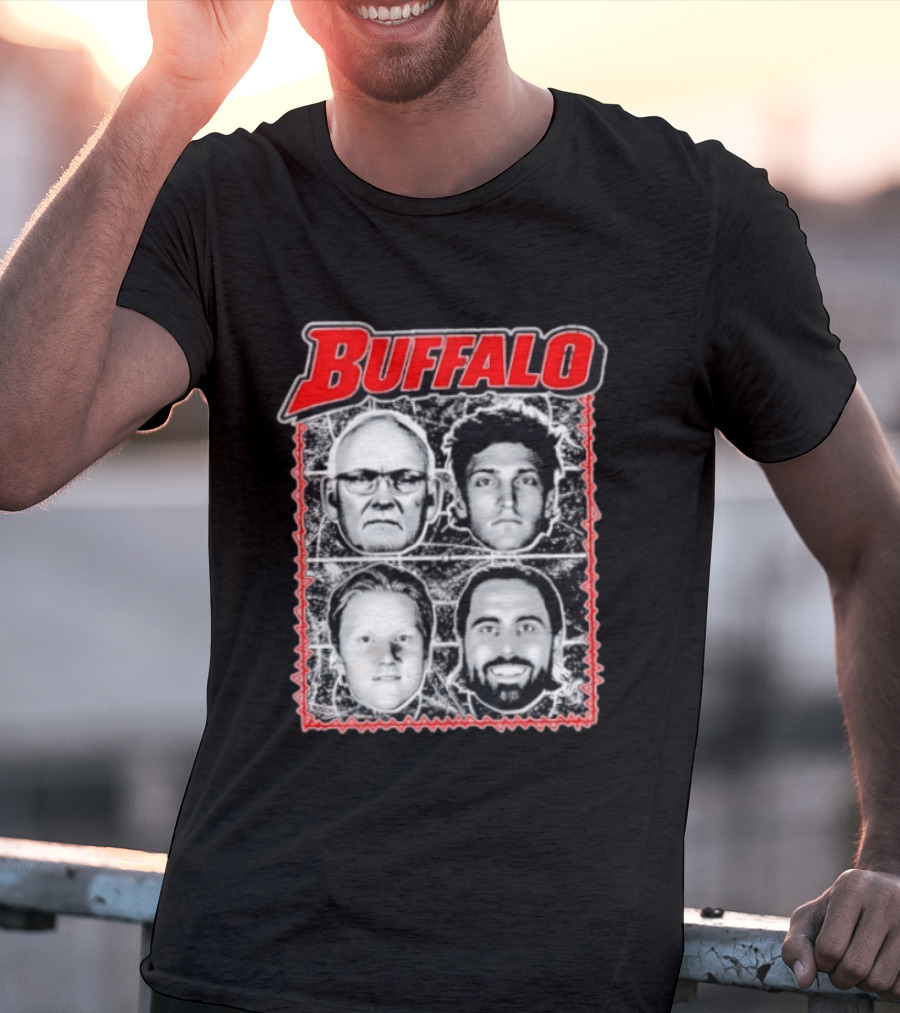 Buffalo Sabres Buffalo Wagons Tour Faces T-Shirt