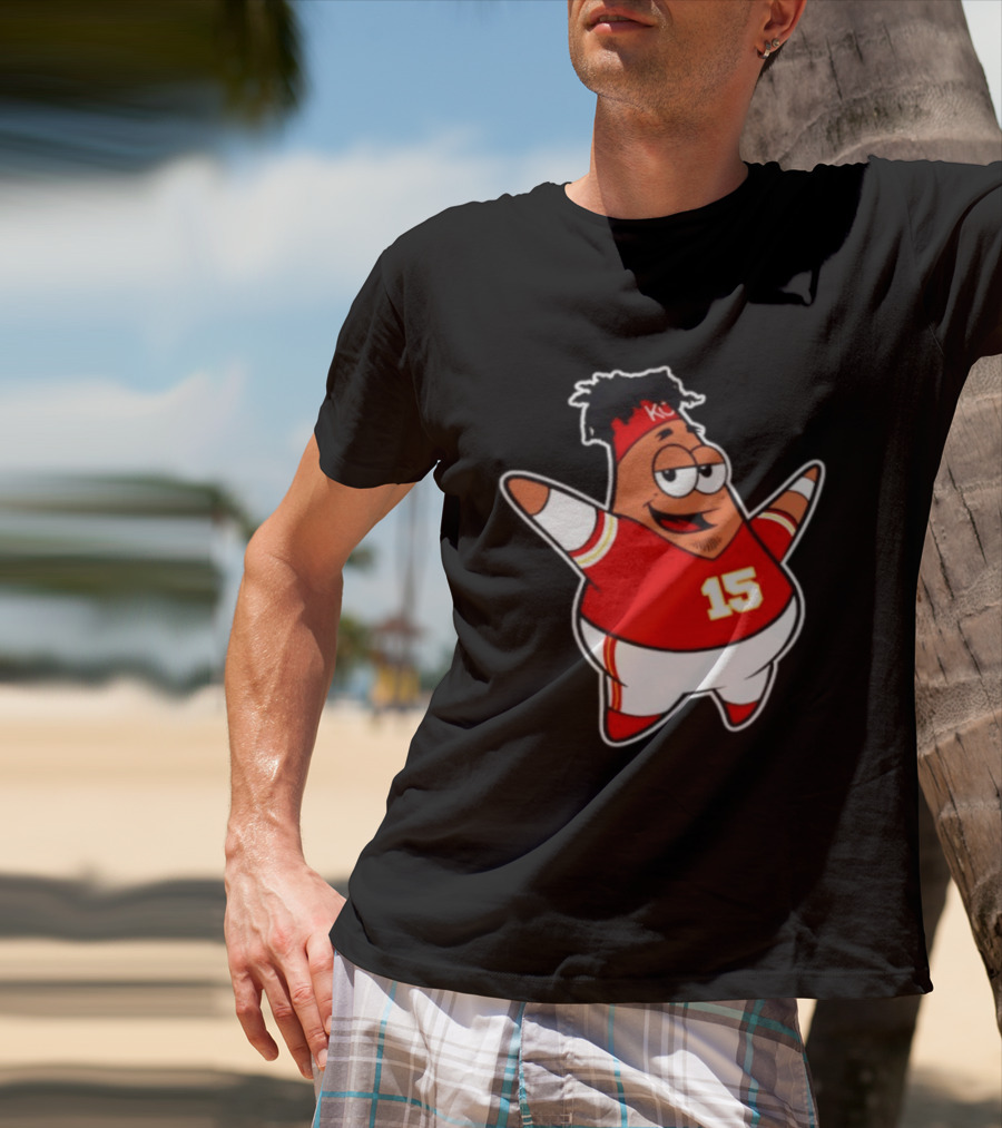 Patrick Star Mahomes 15 Kansas City Chiefs T-Shirt
