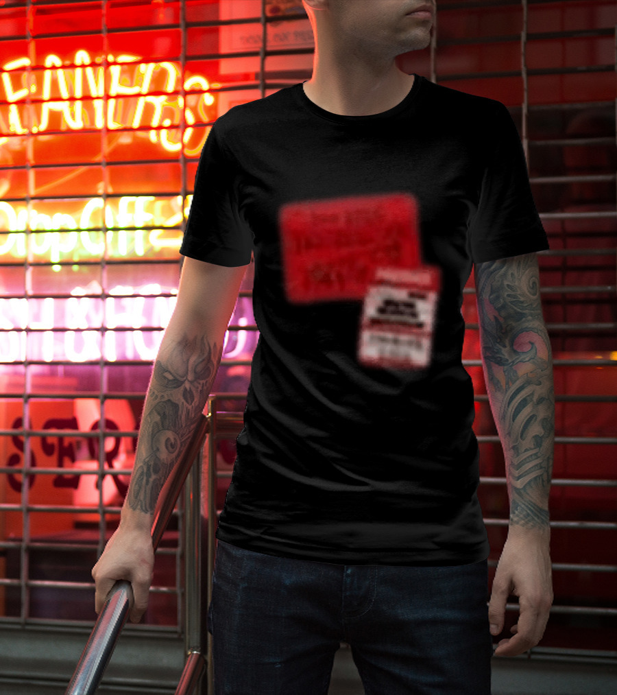 Revealed Clothing Hardwell Sticker Tour 2026 Red Visions T-Shirt