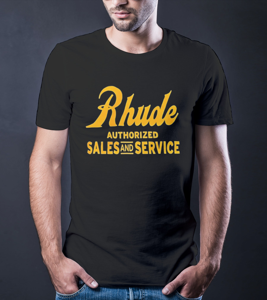 Rhude Authorized Sales And Service T-Shirt