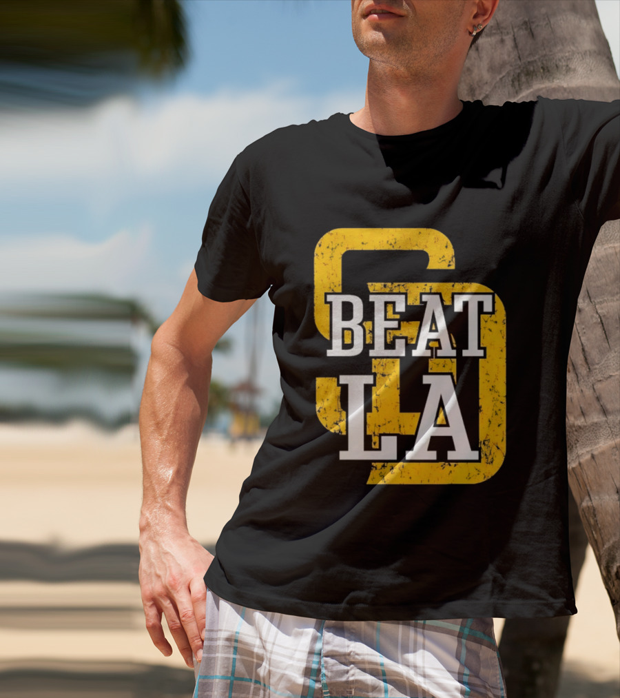 San Diego Padres Beat LA Dodgers Victory T-Shirt