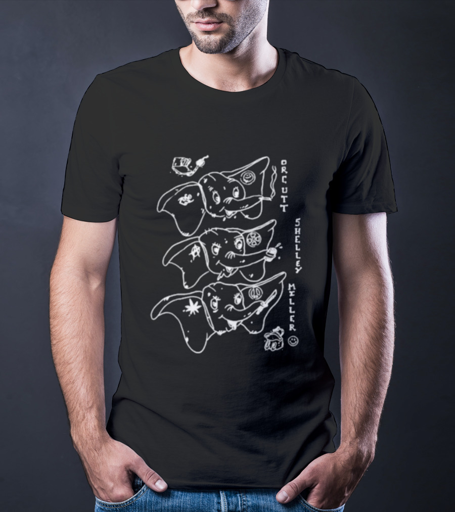 Three Elephants Orcutt Shelley Miller T-Shirt