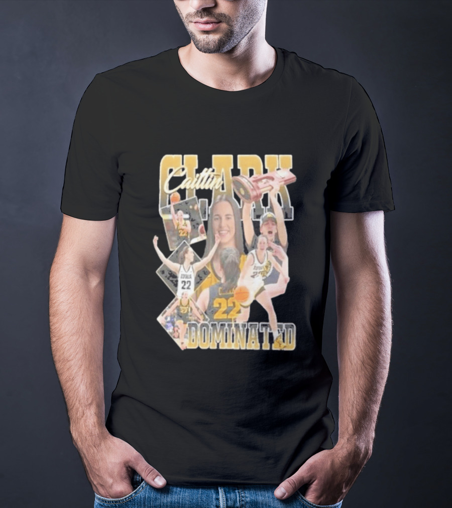 Clark Caitlin Iowa Basketball Number 22 Dominated T-Shirt