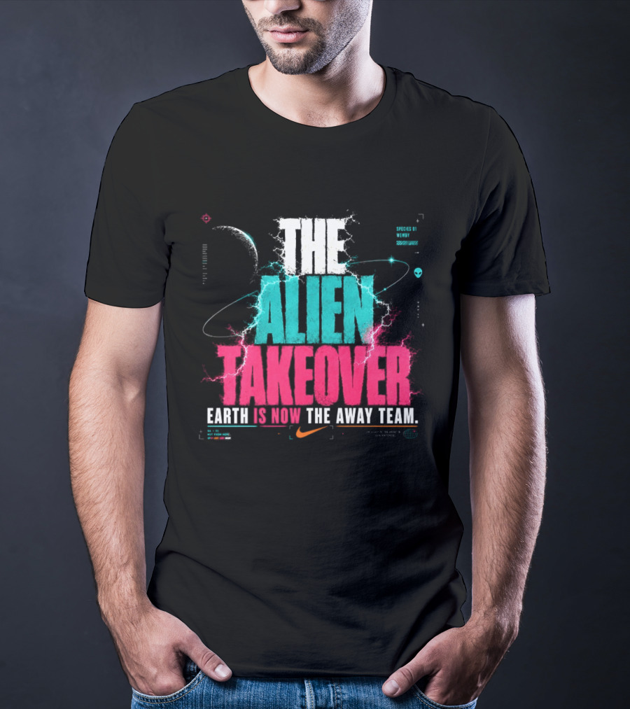 Victor Wembanyama NBA Nike The Alien Takeover Earth Is Now The Away Team T-Shirt