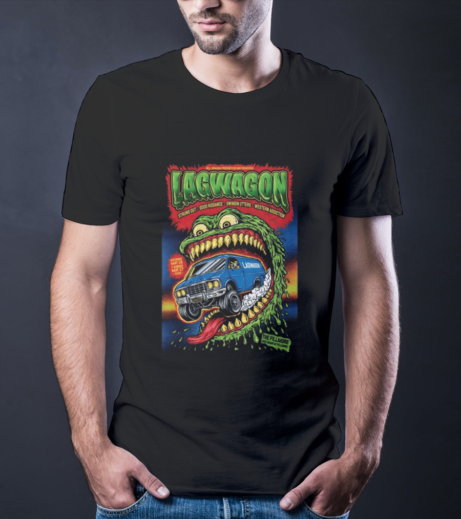 Bill Graham Presents Lagwagon San Francisco The Fillmore May 2026 Van T-Shirt