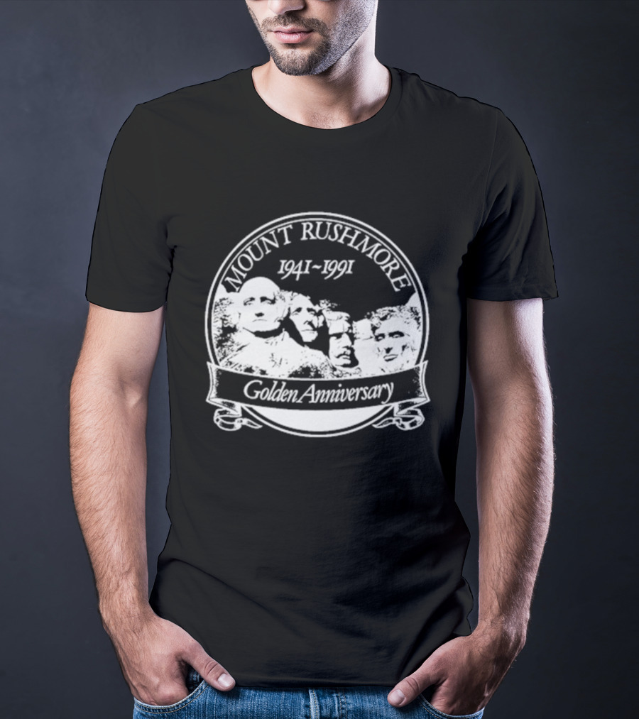 Mount Rushmore 1941 1991 Golden Anniversary T-Shirt