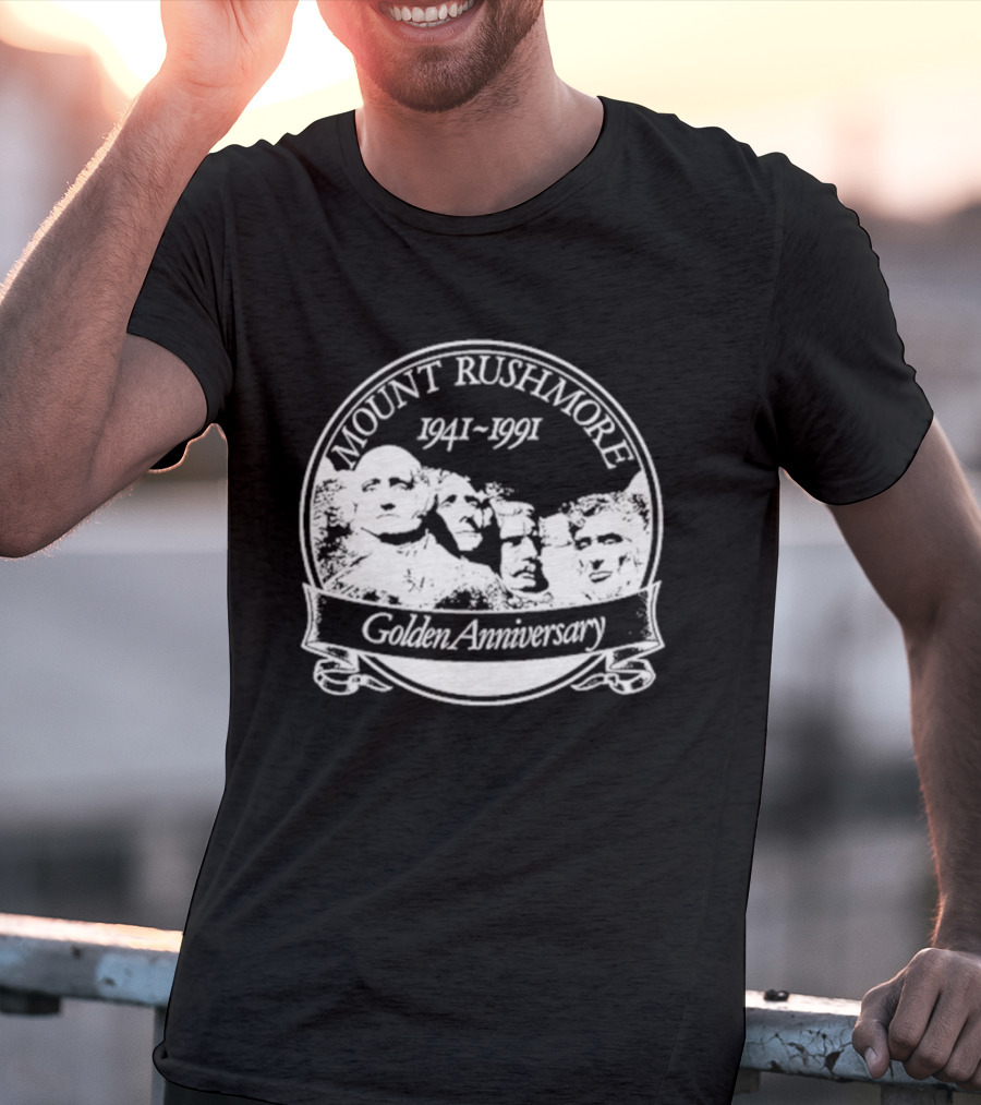 Mount Rushmore 1941 1991 Golden Anniversary T-Shirt