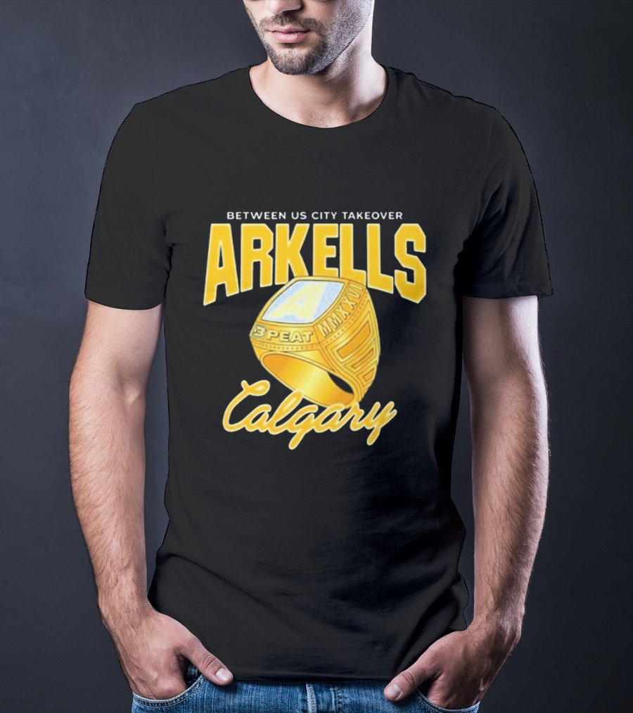 Arkells Between Us City Takeover 3 Peat Calgary T-Shirt