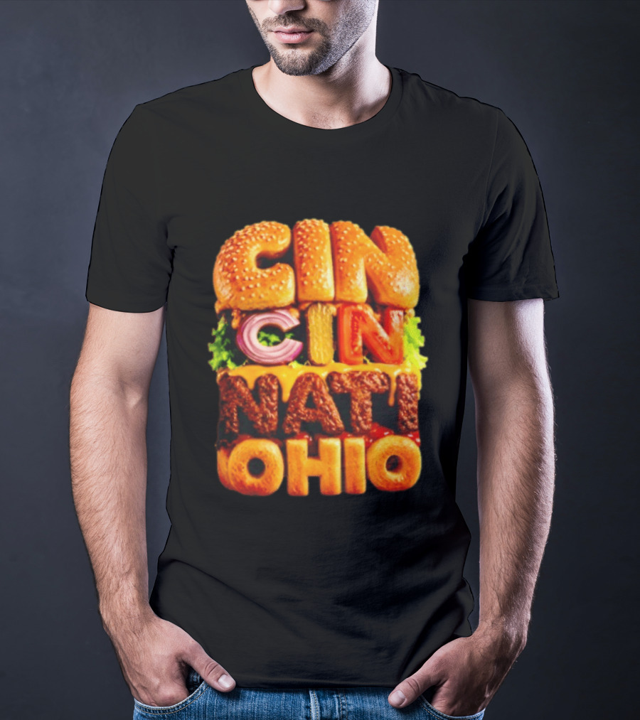 Cincinnati Burger Ohio Food T-Shirt