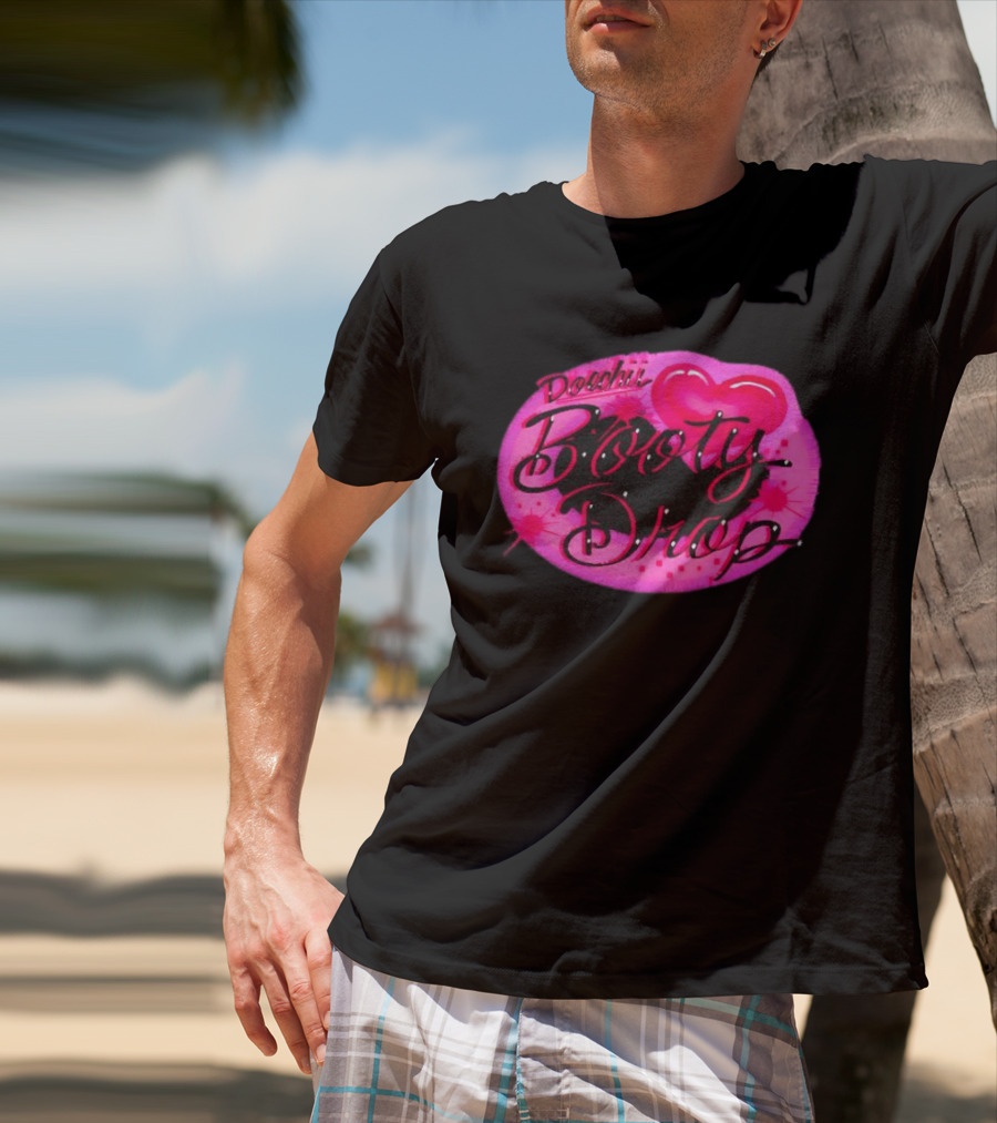 Doechii Booty Drop Heart Style Pink And Black Balloon T-Shirt